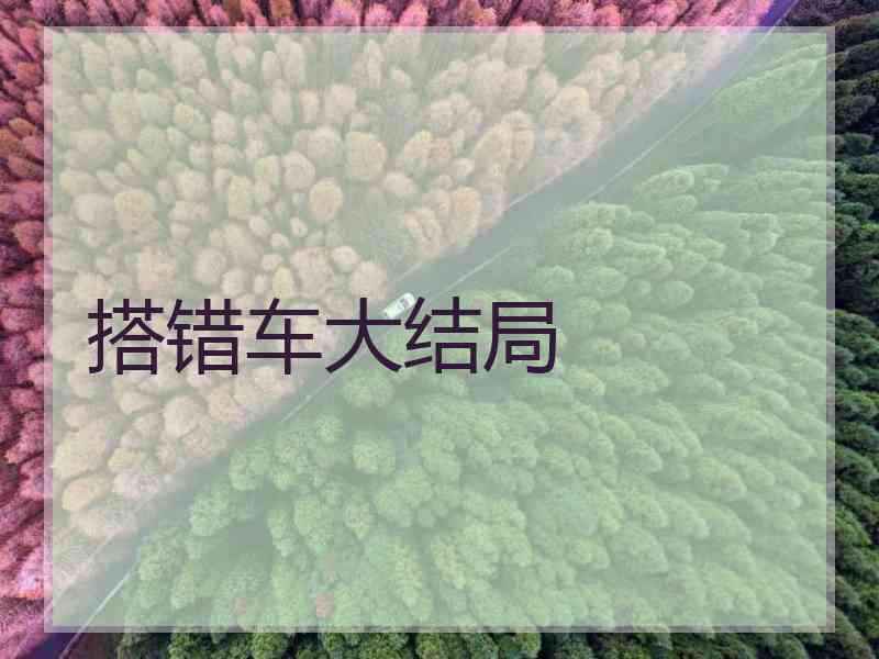 搭错车大结局