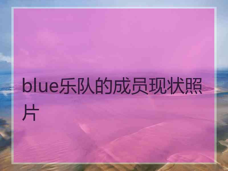 blue乐队的成员现状照片