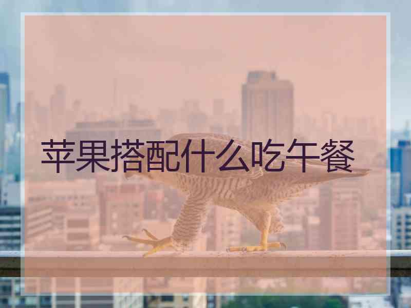 苹果搭配什么吃午餐