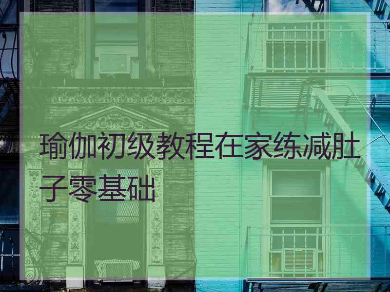 瑜伽初级教程在家练减肚子零基础