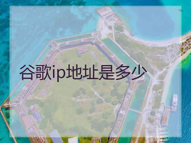 谷歌ip地址是多少