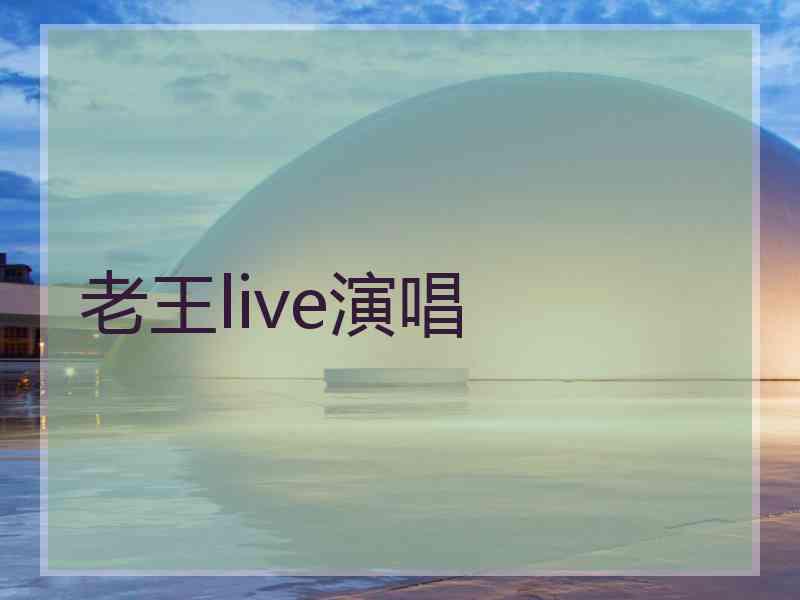老王live演唱