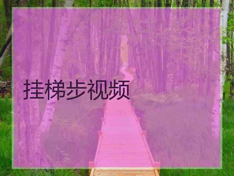 挂梯步视频