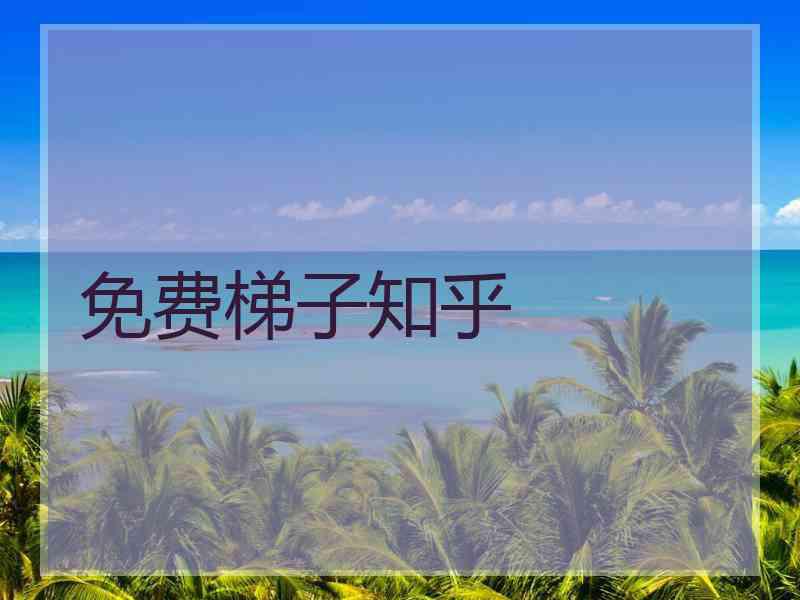 免费梯子知乎