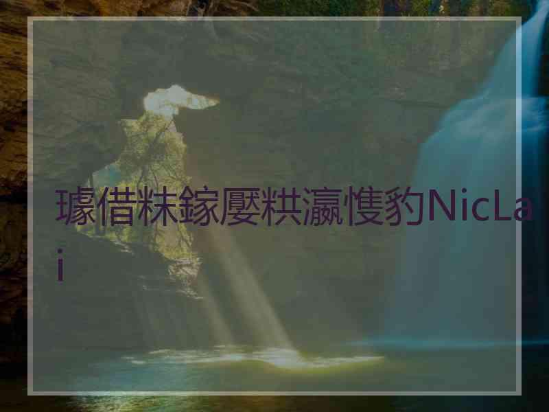 璩借粖鎵嬮粠瀛愯豹NicLai