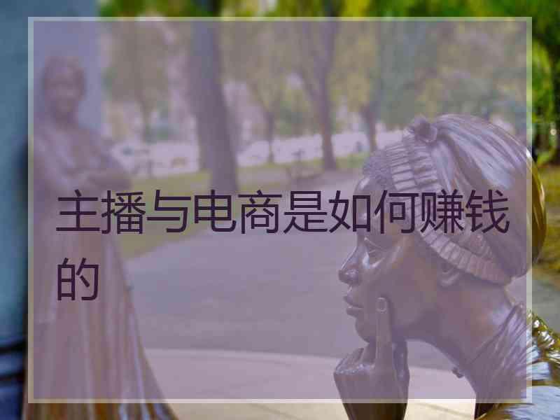 主播与电商是如何赚钱的