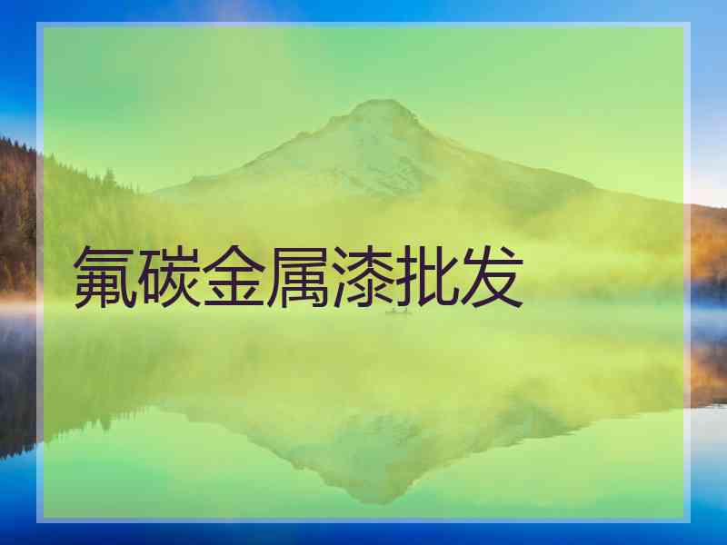 氟碳金属漆批发