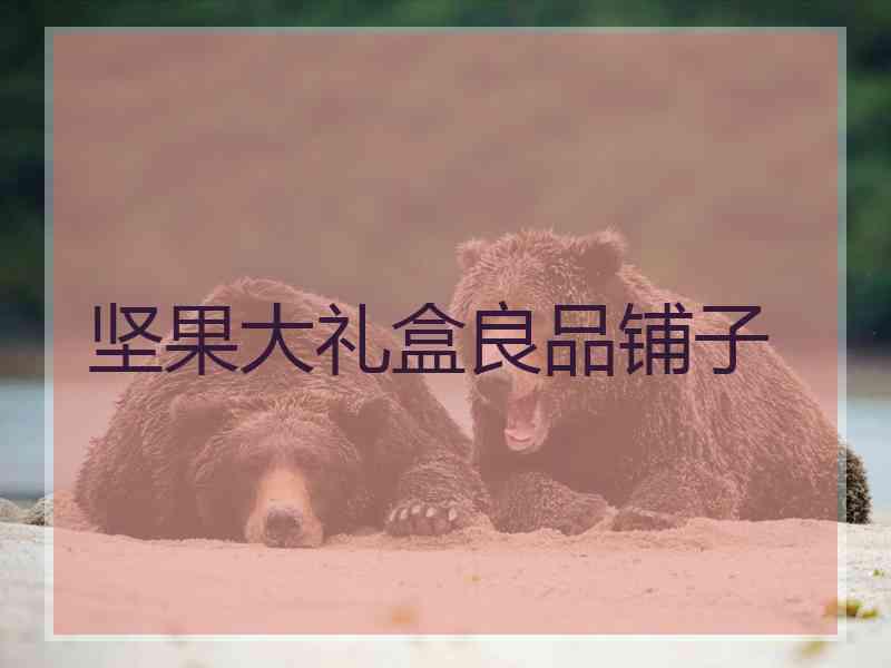 坚果大礼盒良品铺子