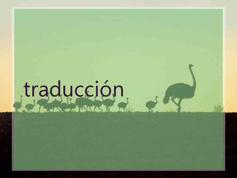 traducción